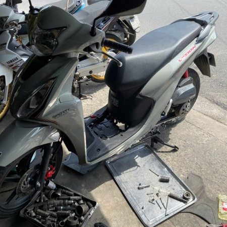 Lên nồi cho vision êm xe nhẹ máy không gào